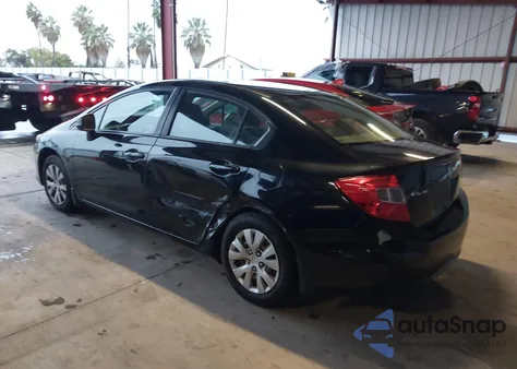2012 Honda Civic Lx from USA, damaged, VIN 19XFB2F56CE308708
